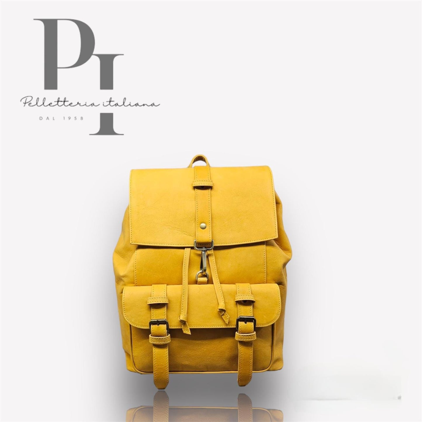 Zaino Unisex Vera Pelle