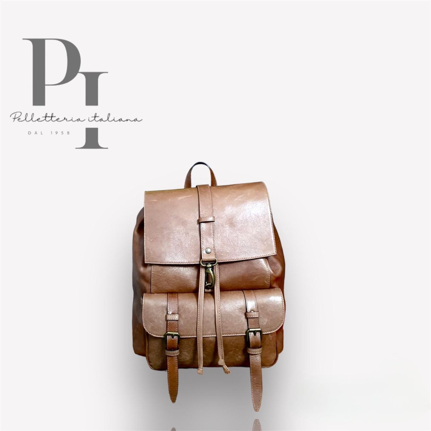 Zaino Unisex Vera Pelle